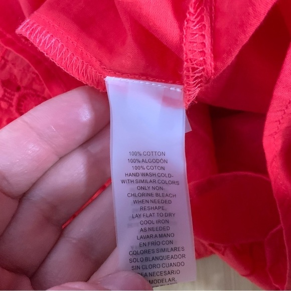 VINCE Camuto Cotton Eyelet Dress. - Picture 11 of 12